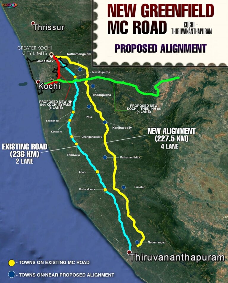 തിരുവനന്തപുരം-അങ്കമാലി ഗ്രീൻഫീൽഡ് ഹൈവേക്ക് പാരിസ്ഥിതിക അനുമതി; നിർമാണം45 മീറ്റർ വീതിയിൽ