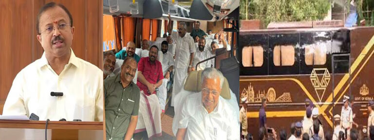 യാത്ര കഴിഞ്ഞാല്‍ ബസല്ല, കമ്യൂണിസ്റ്റ് പാര്‍ട്ടി മ്യൂസിയത്തില്‍ കയറും : കേന്ദ്രമന്ത്രി വി മുരളീധരന്‍