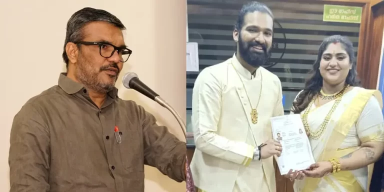 അപേക്ഷിച്ച് അരമണിക്കൂറിൽ തന്നെ സുരേഷ്‌ഗോപിയുടെ മകൾക്ക് സർട്ടിഫിക്കറ്റ് , കെ സ്മാർട്ടിന്റെ നേട്ടമെന്ന് മന്ത്രി എംബി രാജേഷ്