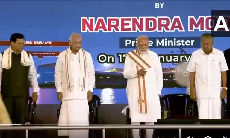 കൊച്ചിൻ ഷിപ്‌യാർഡിൽ  നാലായിരം കോടിയുടെ വികസന പദ്ധതികൾ പ്രഖ്യാപിച്ച് പ്രധാനമന്ത്രി  