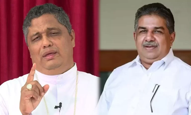 ചില കമ്മ്യൂണിസ്റ്റ് നേതാക്കൾ സഭയെ ബിജെപി പക്ഷത്താക്കാൻ ബോധപൂർവ്വം ശ്രമിക്കുന്നു’; മന്ത്രി സജി ചെറിയാനെതിരെ തലശ്ശേരി ആർച്ച് ബിഷപ്പ്