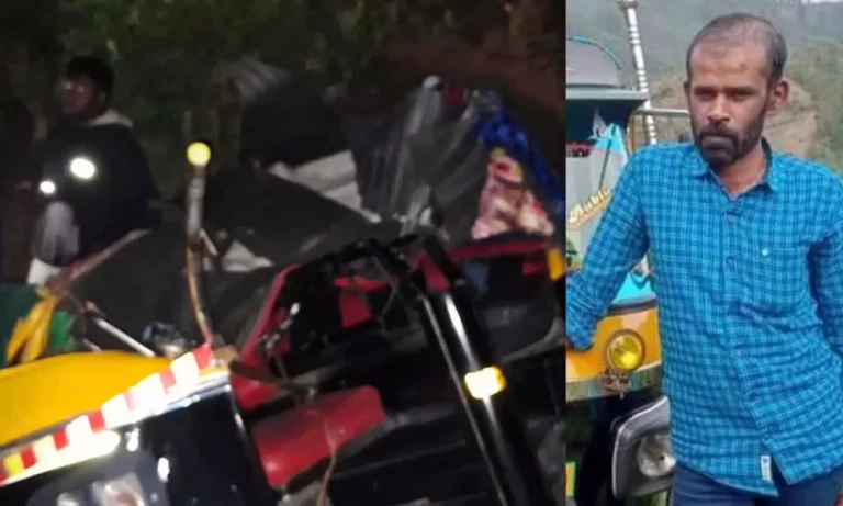 മൂന്നാറിൽ കാട്ടാന ആക്രമണം : ഓട്ടോറിക്ഷ ഡ്രൈവർ കൊല്ലപ്പെട്ടു