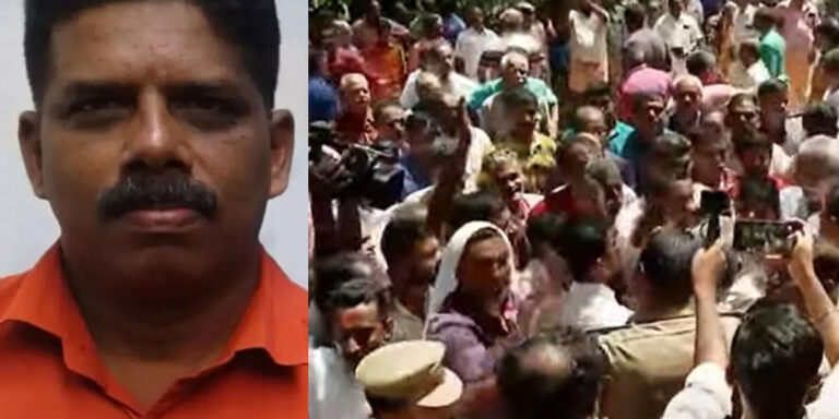 പത്തനംതിട്ടയിൽ കാട്ടാന ആക്രമണത്തിൽ ക​ര്‍­​ഷ­​ക​ന്‍ കൊ​ല്ല​പ്പെ​ട്ട സം​ഭ​വം : ഫോറസ്റ്റ് ഓഫീസ് മാർച്ചിൽ സംഘർഷം