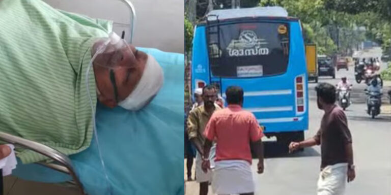 ചില്ലറയെച്ചൊല്ലി തര്‍ക്കം; തൃശൂരില്‍ സ്വകാര്യബസ് കണ്ടക്ടര്‍ തള്ളിയിട്ട യാത്രക്കാരന്‍ മരിച്ചു