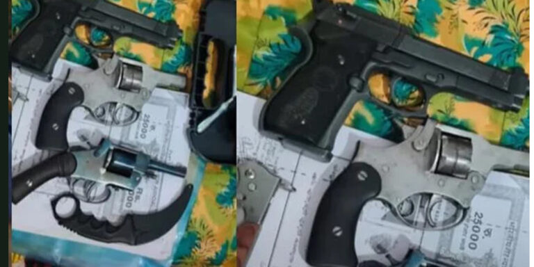 ആലുവയിലെ  വീട്ടില്‍ നിന്ന് ലൈസൻസില്ലാത്ത തോക്കുകള്‍ പിടികൂടി; യുവാവ് കസ്റ്റഡിയില്‍