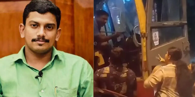 മേയർ-കെഎസ്ആർടിസി ഡ്രൈവർ തർക്കം: സച്ചിൻ ദേവ് എംഎൽഎ ബസിൽ കയറിയെന്ന് സാക്ഷി മൊഴി