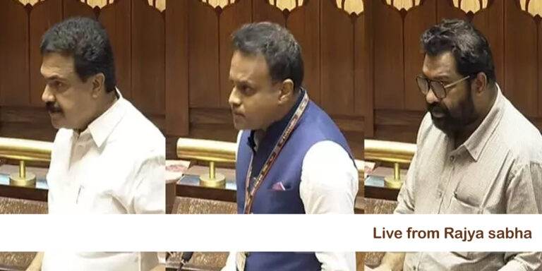 ജോസ് കെ മാണിയും ഹാരിസ് ബീരാനും പിപി സുനീറും സത്യപ്രതിജ്ഞ ചെയ്തു