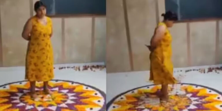 ഓണപ്പൂക്കളം ചവിട്ടി നശിപ്പിച്ചു; ബം​ഗളൂരുവിൽ മലയാളി യുവതിക്കെതിരെ കേസ്