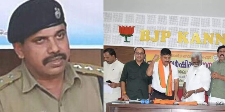 അരിയിൽ ഷുക്കൂർ, തലശേരി ഫസൽ വധക്കേസുകൾ അന്വേഷിച്ചിരുന്ന മുൻ ഡിവൈഎസ്പി ബിജെപിയിൽ