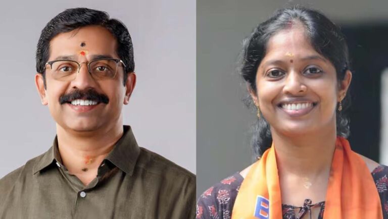 ഉപതെരഞ്ഞെടുപ്പ് : സി കൃഷ്ണകുമാർ പാലക്കാട്, ചേലക്കരയിൽ കെ ബാലകൃഷ്ണൻ, വയനാട്ടില്‍ നവ്യ ഹരിദാസ് ബിജെപി സ്ഥാനാർഥികൾ