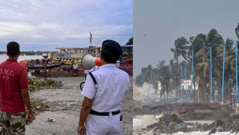 ഡാന ചുഴലിക്കാറ്റ് ഇന്ന് രാത്രി ഇന്ത്യൻ തീരം തൊടും; തീരദേശമേഖലകളിൽ നിന്നും ആളുകളെ മാറ്റി പാർപ്പിച്ചു