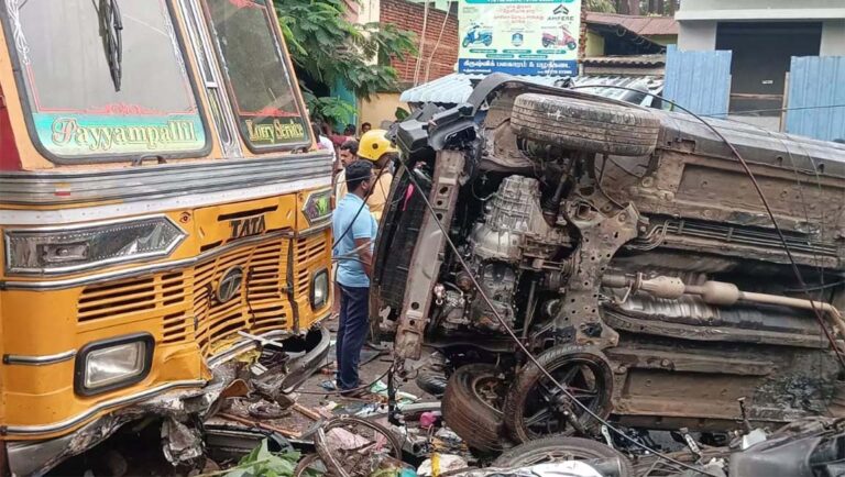 തമിഴ്നാട് തേനി ഉത്തമപാളയത്തുണ്ടായ വാഹനാപകടത്തിൽ മലയാളി മരിച്ചു