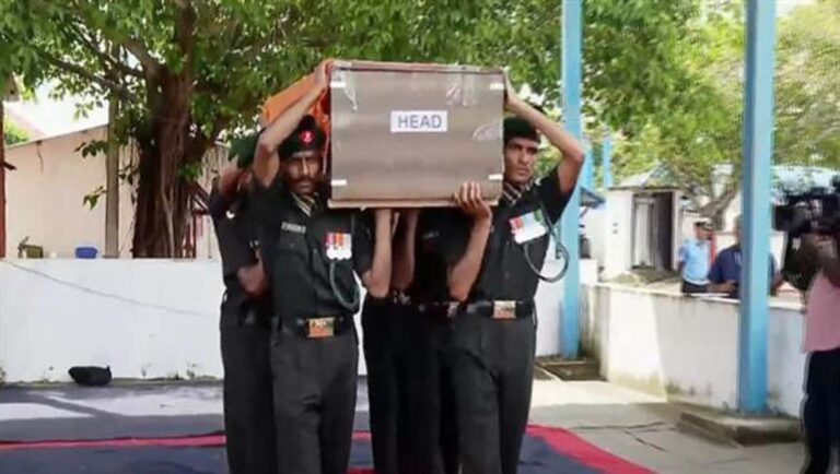 56 വർഷത്തിന് ശേഷം കണ്ടെത്തിയ മലയാളി സൈനികന്‍റെ മൃതദേഹം തിരുവനന്തപുരത്ത് എത്തിച്ചു; സംസ്കാരം നാളെ