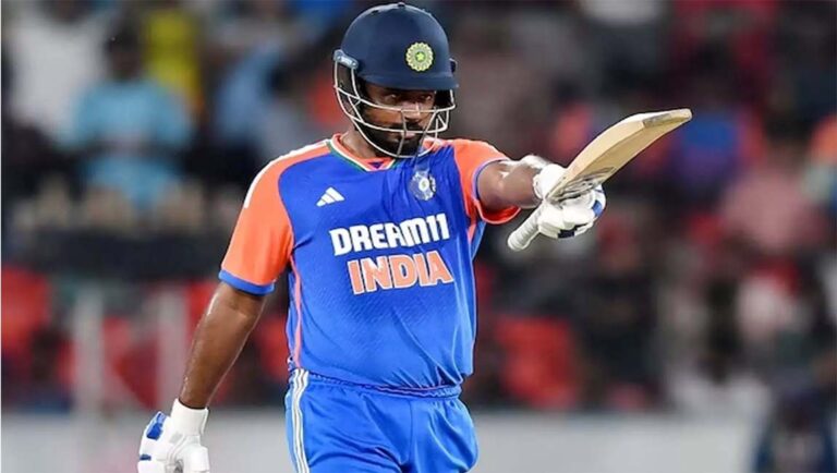 40 പന്തിൽ സെഞ്ച്വറി; ബംഗ്ലാദേശിനെതിരെ അടിച്ചുകേറി സഞ്ജു