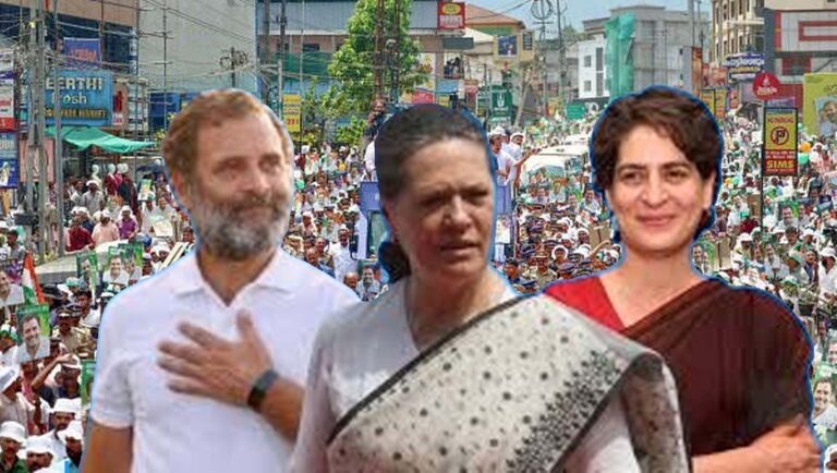 സോണിയാഗാന്ധി വയനാട്ടിലേക്ക്; പ്രിയങ്കയ്ക്കും രാഹുലിനുമൊപ്പം റോഡ് ഷോ