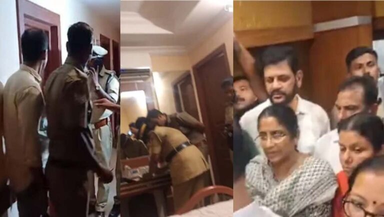 പാലക്കാട്ടെ പൊലീസ് നടപടി; കോൺഗ്രസ് ഇലക്ഷൻ കമ്മീഷന് പരാതി നൽകി