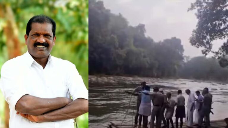 മന്ത്രി ഒ ആര്‍ കേളു ചങ്ങാടത്തില്‍ കുടുങ്ങി; അരമണിക്കൂര്‍ നീണ്ട രക്ഷാപ്രവര്‍ത്തനം