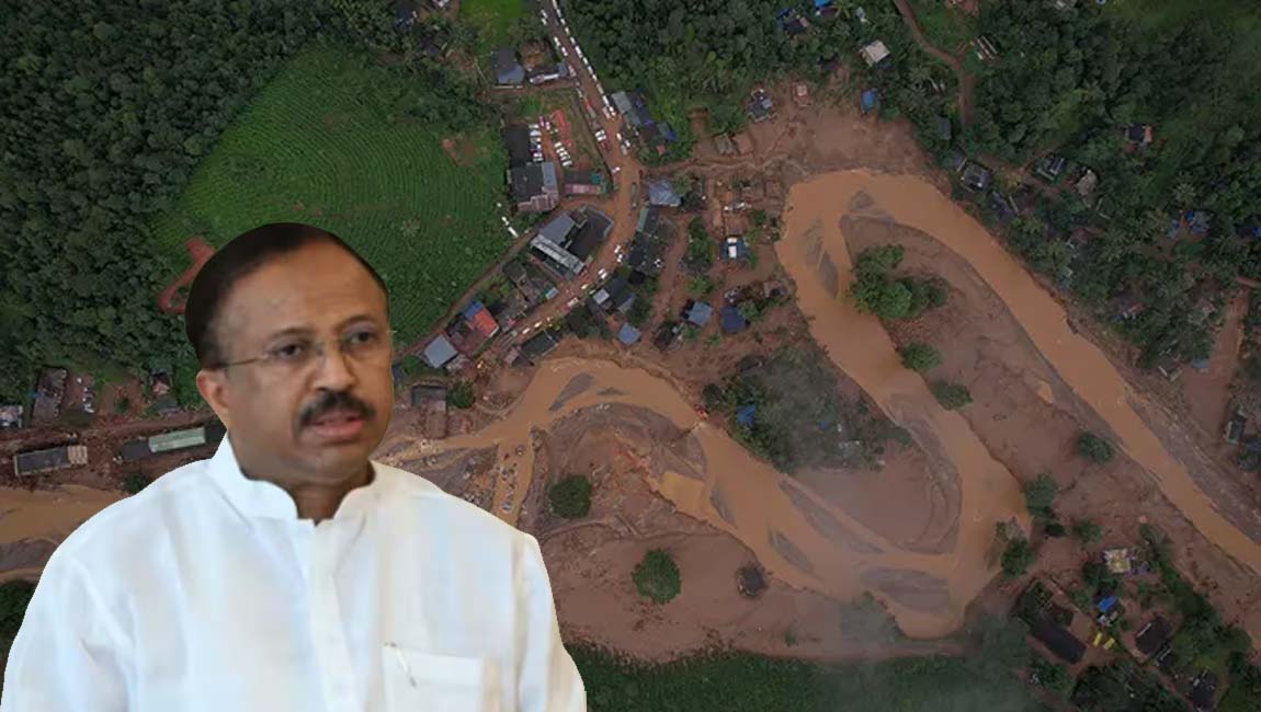 വയനാട്ടില്‍ നാടു മുഴുവന്‍ ഒലിച്ചുപോയിട്ടില്ല; ഒരു പഞ്ചായത്തിലെ മൂന്ന് വാര്‍ഡുകൾ മാത്രമാണ് തകര്‍ന്നത് : വി മുരളീധരന്‍