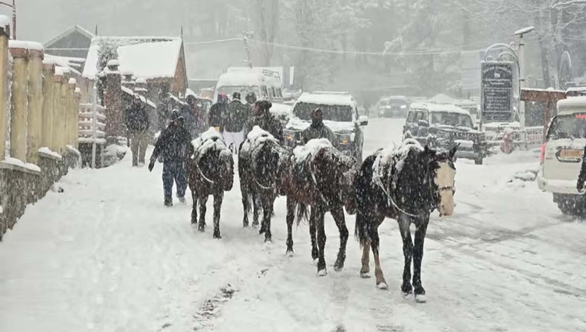 കനത്ത മഞ്ഞുവീഴ്ച; കുളുവില്‍ കുടുങ്ങിയ അയ്യായിരം വിനോദ സഞ്ചാരികളെ രക്ഷപ്പെടുത്തി