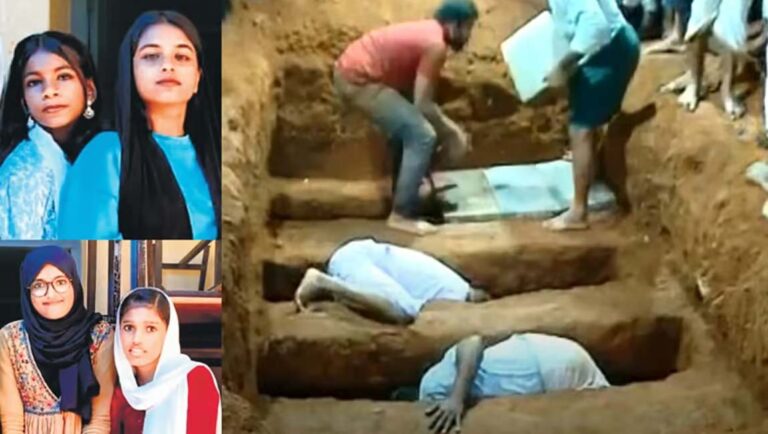 കണ്ണീരോടെ നാട് വിട ചൊല്ലി; കരിമ്പയിലെ നാലു സഹപാഠികള്‍ക്ക് ഒന്നിച്ച് നിത്യനിദ്ര