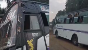 വിദ്യാര്‍ഥികളുമായി സഞ്ചരിച്ച ടൂറിസ്റ്റ് ബസ് അപകടത്തില്‍പ്പെട്ടു; ഒരു വിദ്യാര്‍ഥിനി മരിച്ചു