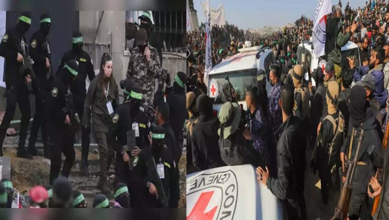 എട്ട് ഇസ്രായേലി ബന്ദികളെ കൂടി മോചിപ്പിച്ച് ഹമാസ്; 110 ഫലസ്തീൻ തടവുകാരെ ഇസ്രായേൽ വിട്ടയക്കും