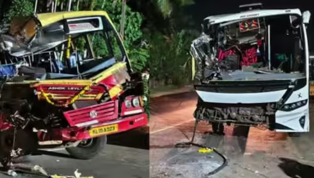 മലപ്പുറത്ത് ബസുകള്‍ കൂട്ടിയിടിച്ച് അപകടം; മൂപ്പതോളം പേര്‍ക്ക് പരിക്ക്