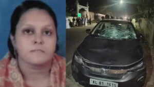 അമിതവേഗത്തിലെത്തിയ കാർ ഇടിച്ച് കാൽനടയാത്രക്കാരിയായ യുവതി മരിച്ചു; മകൾ ​ഗുരുതരാവസ്ഥയിൽ