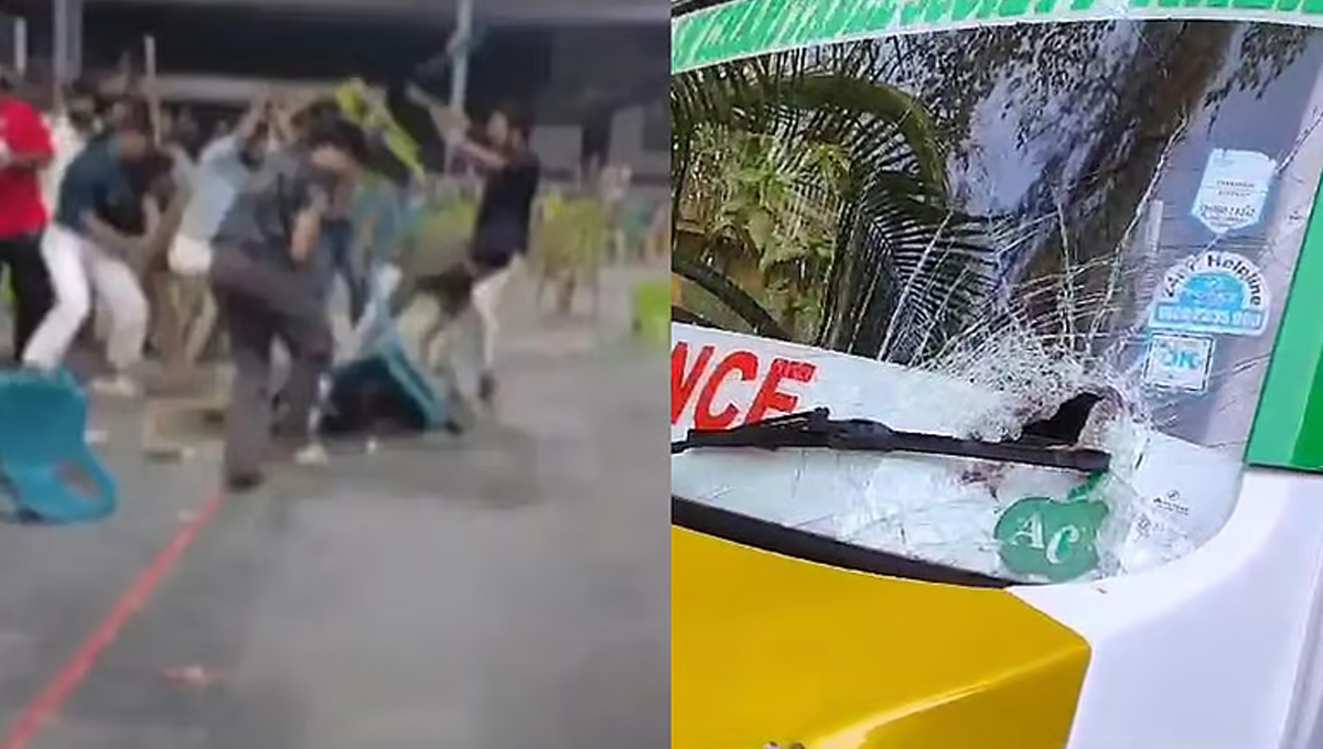 കാലിക്കറ്റ് യൂണി. കലോത്സവത്തിനിടെ സംഘര്‍ഷം; എസ്എഫ്‌ഐ നേതാവിന്റെ നില ഗുരുതരം; കെഎസ് യു പ്രവര്‍ത്തകരെ കൊണ്ടുപോയ ആംബുലന്‍സിന് നേരെ ആക്രമണം
