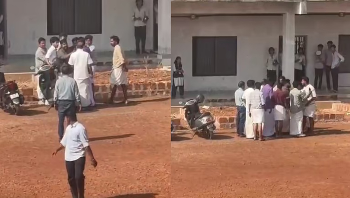 കോളജ് യൂണിയന്‍ ഫണ്ട് വീതം വയ്പ്പ് : യൂണിറ്റ് സെക്രട്ടറിയെ എസ്എഫ്‌ഐ നേതാക്കള്‍ വളഞ്ഞിട്ട് തല്ലി