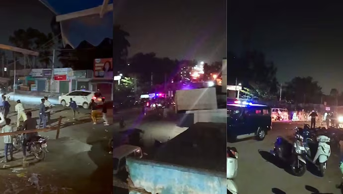 മൈ​സൂ​രി​ൽ ജ​ന​ക്കൂ​ട്ടം പോ​ലീ​സ് സ്റ്റേ​ഷ​ൻ ആ​ക്ര​മി​ച്ചു; ഏഴ് പോ​ലീ​സു​കാ​ർ​ക്ക് പ​രി​ക്ക്