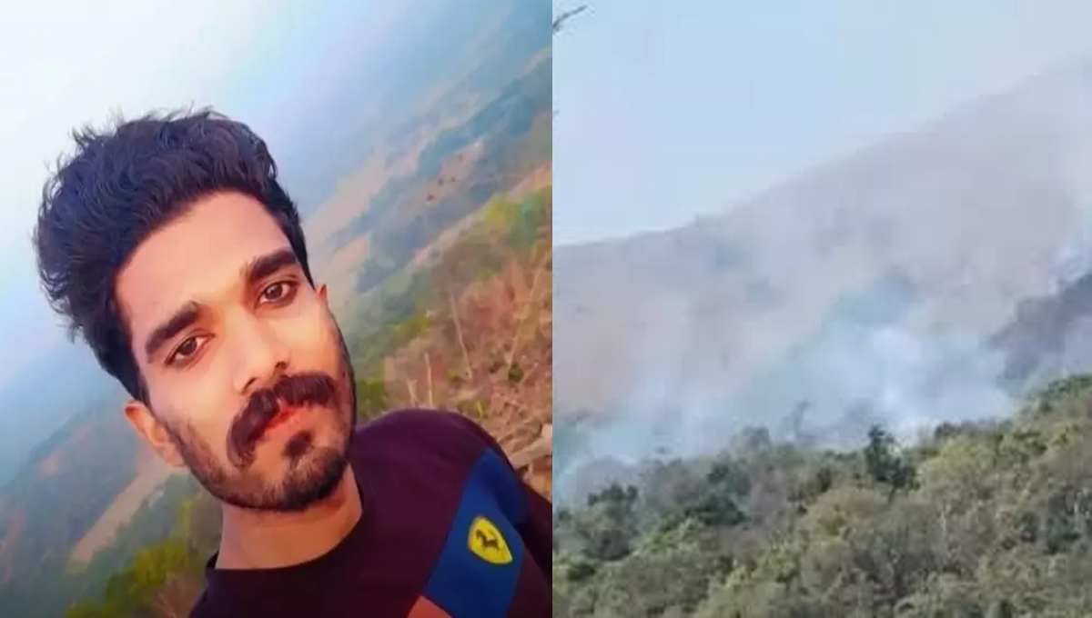 കമ്പമലയിലെ കാട്ടുതീ; കസ്റ്റഡിയിലായ സുധീഷ് കഞ്ചാവ് കേസിൽ മുങ്ങി നടക്കുന്ന പ്രതി