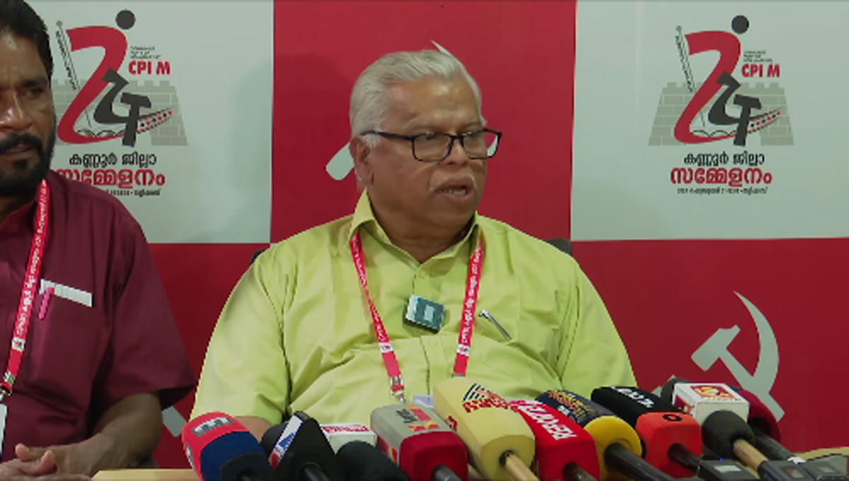 എഡിഎമ്മിന്റെ മരണത്തിന് കാരണം ദിവ്യയുടെ പരാമര്‍ശം : എം.വി ജയരാജന്‍