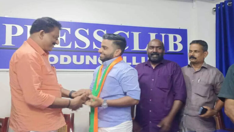 കെഎസ്‌യു തൃശൂർ ജില്ലാ ജനറൽ സെക്രട്ടറി ബിജെപിയിലേക്ക്
