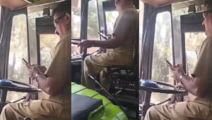 ബസ് ഓടിക്കുന്നതിനിടെ മൊബൈൽ ഉപയോ​ഗം; ഡ്രൈവർക്കെതിരെ കേസ്, ലൈസൻസ് റദ്ദാക്കും