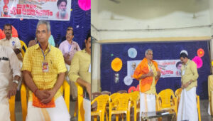 മുൻ സിപിഐഎം എംപി എ സമ്പത്തിന്റെ സഹോദരൻ കസ്തൂരി അനിരുദ്ധൻ തിരുവനന്തപുരം ഹിന്ദു ഐക്യവേദി ജില്ലാ പ്രസിഡന്റ്
