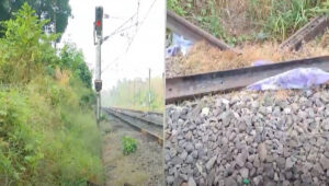 തൃശൂരിൽ റെയിൽവേ ട്രാക്കിൽ ഇരുമ്പ്‌ പോസ്റ്റ്; മോഷണ ശ്രമമെന്ന് റെയിൽവേ പൊലീസ്