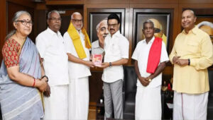 സി​പി​എ​മ്മു​മാ​യു​ള്ള ബ​ന്ധം ഭ​ദ്രം; സ​ഖ്യം ക​രു​ത്തോ​ടെ മു​ന്നോ​ട്ടെ​ന്ന് സ്റ്റാ​ലി​ൻ