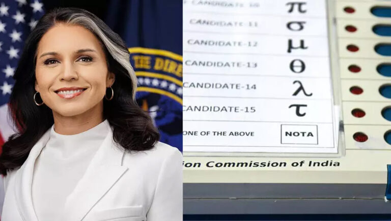 ഇ.വി.എമ്മുകൾ ഹാക്ക് ചെയ്യാം; പേപ്പർ ബാലറ്റിലേക്ക് മടങ്ങണം, ട്രംപ് പ​ങ്കെടുത്ത യോഗത്തിൽ യു.എസ് ഇന്റലിജൻസ് മേധാവി