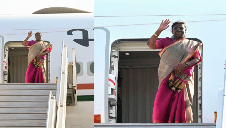 രണ്ട് ദിവസത്തെ ഔദ്യോഗിക സന്ദര്‍ശനത്തിനായി രാഷ്ട്രപതി ദ്രൗപതി മുര്‍മു പോര്‍ച്ചുഗലില്‍