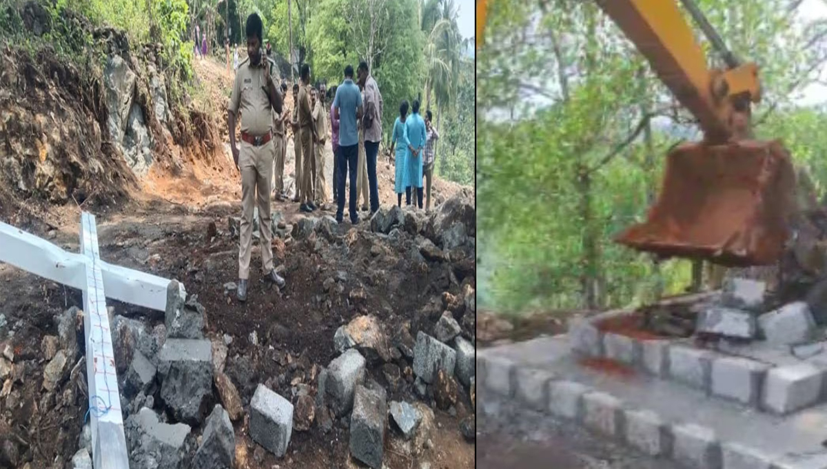 തൊമ്മൻകുത്തിലെ കുരിശ് നീക്കൽ; പള്ളി വികാരി ഉൾപ്പെടെ 18 പേരെ പ്രതിചേർത്ത് വനംവകുപ്പ്