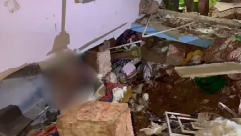 മംഗളൂരുവില്‍ കനത്ത മഴയില്‍ വീടിന് മുകളില്‍ കുന്നിടിഞ്ഞ് വീണ് കുട്ടികള്‍ക്ക് ദാരുണാന്ത്യം