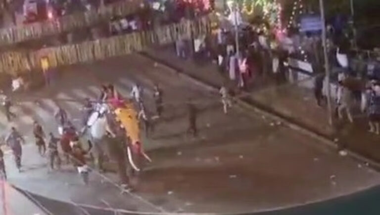 തൃശൂര്‍ പൂരത്തിനിടെ കണ്ണുകളിലേക്ക് ലേസര്‍ അടിച്ചു; ആന വിരണ്ടോടാന്‍ കാരണമിതെന്ന് പാറമേക്കാവ്