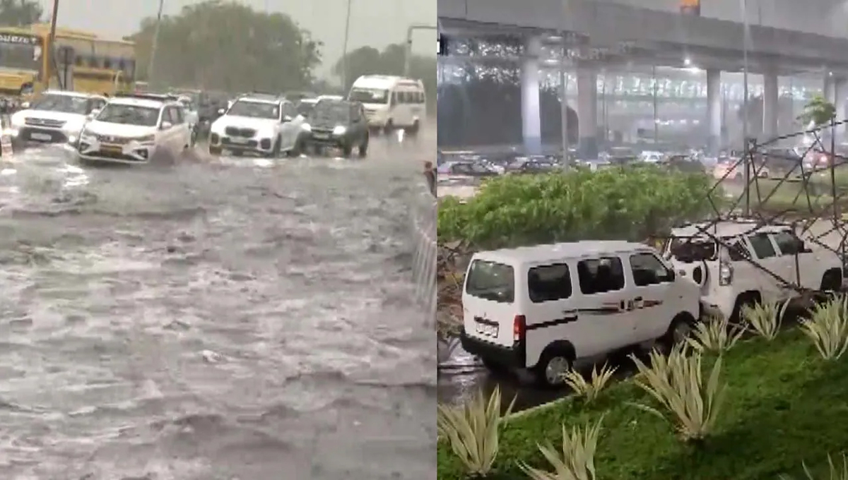 ഡല്‍ഹിയില്‍ കനത്ത മഴ; നാല് മരണം, വിമാന സർവീസുകൾ താറുമാറായി
