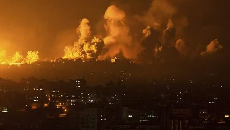 ഗാസയില്‍ ഇസ്രയേലിന്റെ വ്യോമാക്രമണം; 60 പേര്‍ കൊല്ലപ്പെട്ടു