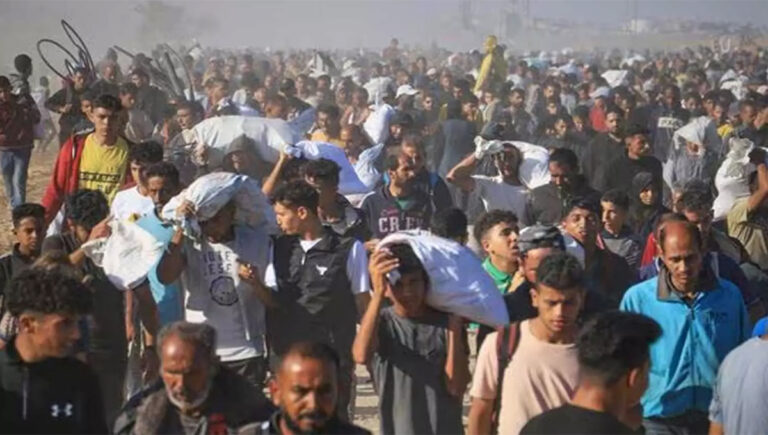 ഗാസയില്‍ ഭക്ഷണം കാത്തു നിന്നവര്‍ക്ക് നേരെ വെടിവെപ്പ്; 24 മണിക്കൂറിനിടെ കൊല്ലപ്പെട്ടത് 91 പേര്‍