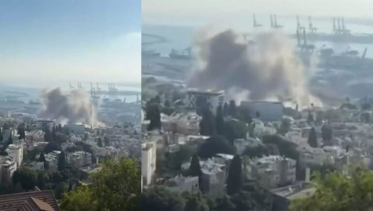 ഇസ്രായേലിലേക്ക് ബാലിസ്റ്റിക് മിസൈൽ വർഷം നടത്തി ഇറാൻ; ഹൈഫയിലും തെൽഅവിവിലും ജറുസലേമിലും സ്ഫോടനം