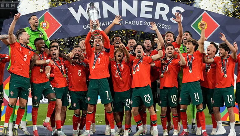 സ്‌പെയിനിനെ പെനല്‍റ്റി ഷൂട്ടൗട്ടില്‍ തോല്‍പ്പിച്ച് യുവേഫ നേഷന്‍സ് ലീഗ് കിരീടം പോര്‍ച്ചുഗലിന്