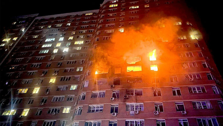 യുക്രെയിനിൽ 477 ഡ്രോണുകളും 60 മിസൈലുകളും ഉപയോഗിച്ച് റഷ്യയുടെ വൻആക്രമണം