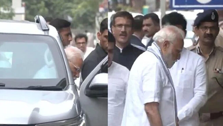 വി​മാ​നാ​പ​ക​ടം ന​ട​ന്ന​സ്ഥ​ലം പ്ര​ധാ​ന​മ​ന്ത്രി ന​രേ​ന്ദ്ര​മോ​ദി സ​ന്ദ​ർ​ശി​ച്ചു